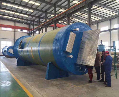 一體化預制泵站生產現場